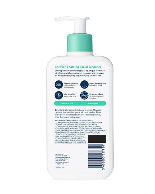 Cerave Smooth Texture Foaming Cleanser β 236ml | For All Skin Types