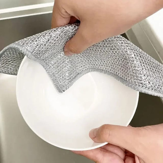 Dish washing Cleaning cloth | Wire Dish washing Rugs for Wet and Dry Kitchen