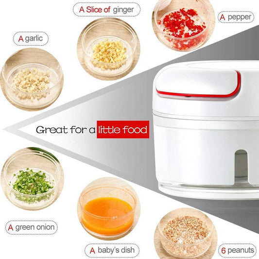 Mini Food Chopper β Hand-Powered Vegetable & Meat Grinder