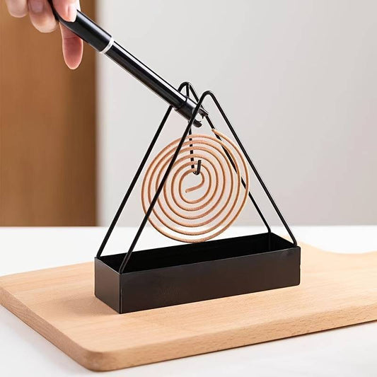 Mosquito Coil Holder Incense Burner Decorative Ornament Craft  Triangle (Only black)