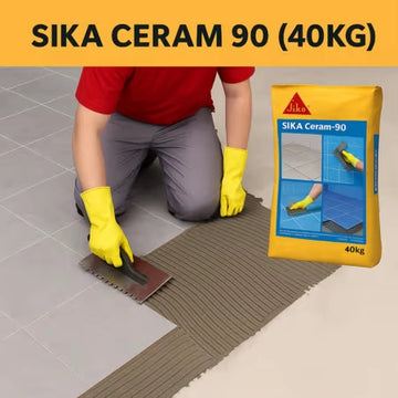 Sika Tile Bond | Ceram-90 – Flexible Cementitious Tile Adhesive (40 kg Bag) in Pakistan