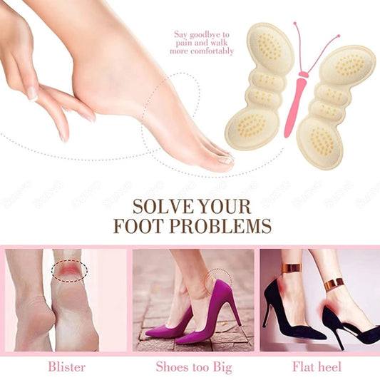 1Pair Foot Heel Protective Cover Heel Crack Socks Skin-Tone Support Massaging Insole Foot Care for Man & Women