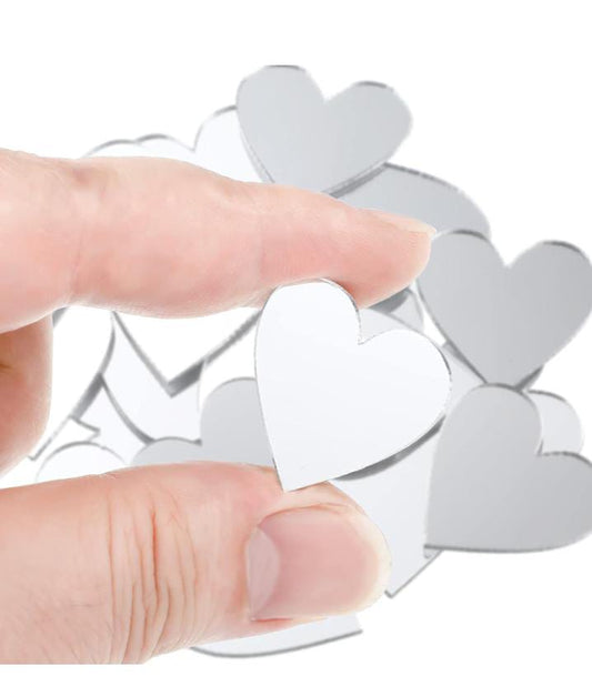 Acrylic Sticky Heart 🤍 | 1.5 Inch.